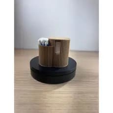 Porta Algodão e Cotonetes Organizador para Banheiro Lavabo Decoração Moderna