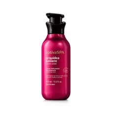 Nativa SPA Orquídea Lumière 400ml Creme Hidratante Corporal Perfumado O Boticário Hidratação Intensa