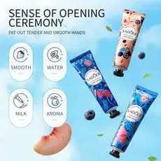 [Creme para as mãos] Série de creme para as mãos vegetal Creme hidratante para as mãos Fragrância Natural de plantas Cre