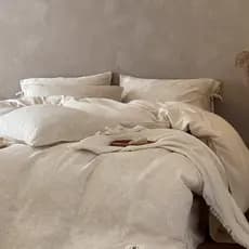 Linho de algodão boas coisas luz luxo b & b classe A algodão linho Jacquard puro algodão conjunto de quatro peças rendas