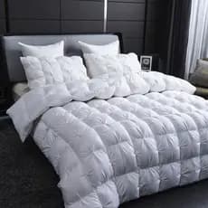 Star Hotel 95 colcha de veludo branco algodão puro para baixo colcha núcleo único duplo primavera outono colcha engrossa