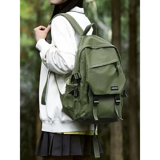 Mochila feminina estudantes do ensino médio estudantes universitários do ensino médio grande capacidade simples Casual j