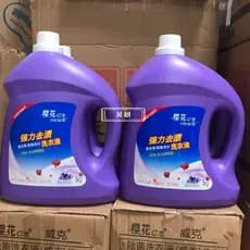 Flor de cerejeira e-to-lavanda detergente para a roupa poderosa remoção de manchas pacote familiar lavagem das mãos anti