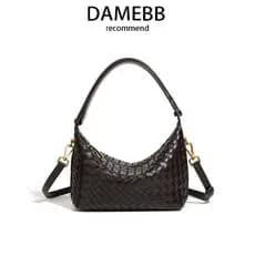 DAMEBB2026 novo estilo High-End grande capacidade portátil lancheira saco moda Cross-corpo tecido saco de um ombro axila