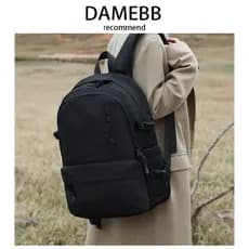 Mochila para Laptop de 53 cm, grande capacidade, viagem de negócios, à prova d'água, pano Oxford, estudante universitári