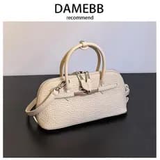 Damebb High-End sentimento estilo coreano nicho lichia padrão portátil saco de concha 2026 novo estilo All-Match ombro s