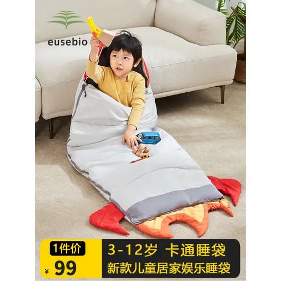 Saco de dormir crianças engrossado outono inverno estilo para baixo colcha de algodão primavera outono quatro estações m