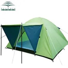 EUSEBIO Outdoor 3-4 Pessoas Dupla Camada À Prova de Chuva Campo Barraca de Acampamento Lazer Atividade Tenda Família