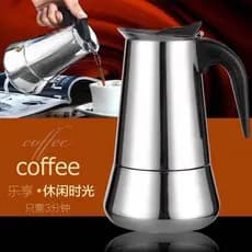 Máquina De Fazer Cafeteira mocha Em Aço Inoxidável 100-450ml