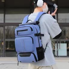 Novo estilo mochila de viagem de negócios multifuncional independente sapato armazém mochila embarque negócios Commuter