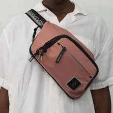 Cruller/Little Savage Messenger Bolsa de Ombro Street Wear Moda Impermeável Nylon Bolsa de Cintura Casual Meninos Bolsa