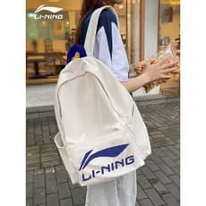 Li Ning mochila feminina bolsa de escalada ao ar livre bolsa de computador de viagem bolsa esportiva estudante universit