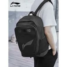 Li Ning Mochila Masculina Junior High School Estudante Mochila Ao Ar Livre Grande Capacidade Ciclismo Esportes Basquete