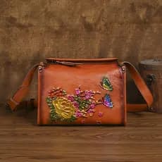 Original bolsa mensageiro de couro genuíno bolsa feminina 2026 novo estilo High-End sentir primeira camada de couro senh