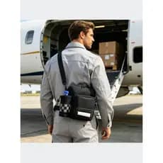 Bolsa de cintura para impressora de correio, garrafa de água multifuncional, armazém, à prova de choque, comercial, sina