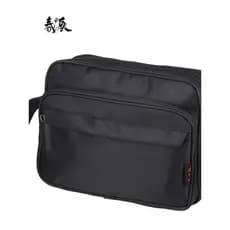 Bolsa de pano Oxford à prova d'água, bolsa mensageiro de ombro masculina e feminina, carteira de negócios, bolso multica