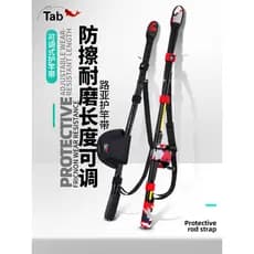 Tab Lure Rod Manga protetora Alça de vara com cordão Bolsa de vara de pesca Manga de vara protetora Bolsa de vara de isc