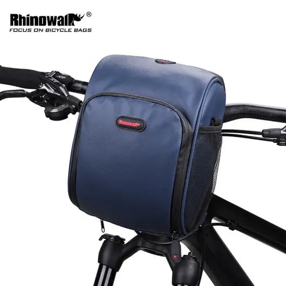 Rhinowalk Rhinowalk Road Mountain Bike Bolsa Frontal Primeira Roda Pequena À Prova D 'Água Dobrável Bolsa Frontal Ombro