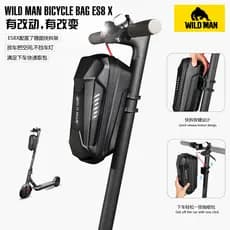 WILD MAN Bicicleta Primeiro Pacote Scooter Elétrico Bolsa Guiador Dobrável Elétrico Bolsa EVA Hard Shell Head Bag