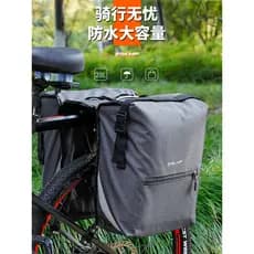 Bolsa de porquinho para bicicleta, bolsa traseira para assento traseiro de Mountain Bike, grande capacidade, à prova d'á