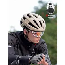 Capacete de bicicleta com luz traseira, capacete de ciclismo de uma peça, masculino, feminino, Mountain bike, equipament