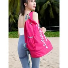 Saco de natação roupas femininas com separação seca e molhada esportes ginásio mochila praia viagem dança mochila saco d