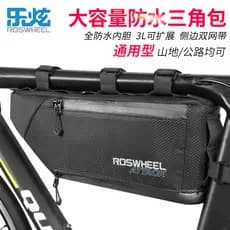 Lexuan saco de bicicleta triângulo saco de feixe Mountain bike frente saco sela saco tubo superior equipamentos ciclismo