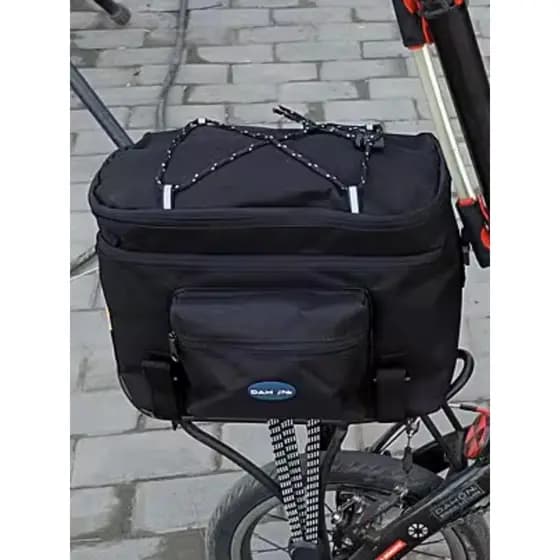 Saco de coleta traseira da bicicleta saco de quadro traseiro Mountain bike estrada saco de assento traseiro prateleira s