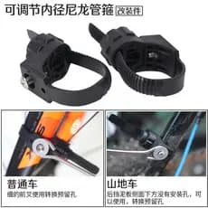Braçadeira de suporte para guarda-lamas, Mountain Bike, azulejo de lama com tudo incluído, fivela de instalação sem furo