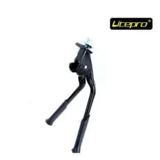 Litepro 67-93cm ajustável suporte de bicicleta de duas pernas ajustável suporte médio dobrável suporte de bicicleta estr