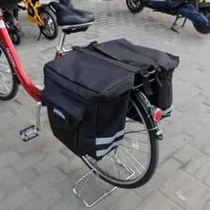 Pacote traseiro de bicicleta de montanha Pacote de quadro traseiro de longa distância Pacote de assento traseiro Dobráve