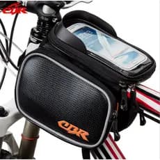 Bolsa de selim para bicicleta de montanha, bolsa com tela sensível ao toque, feixe de bicicleta para ciclismo, à prova d