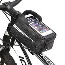 RZAHUAHU Mountain bike bicicleta de estrada feixe dianteiro saco cabeça saco do telefone móvel à prova dwaterproof água