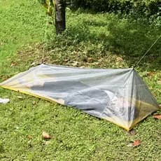 Única barraca de malha de acampamento de emergência de marcha ao ar livre à prova de mosquitos à prova de insetos à prov