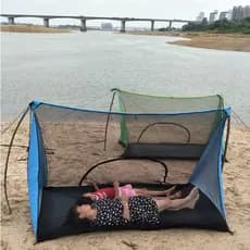 Única gaze ao ar livre viagem Ultra-leve portátil mosquiteiro Hotel sofá cama Anti-mosquito instalação temporária-livre