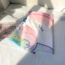 Influenciador unicórnio moda toalha de praia primavera quente toalha de natação praia toalha de banho de cabelo seco esp