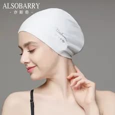 Touca de natação profissional revestida de PU unissex tamanho grande proteção de ouvido à prova d'água que não astra a c