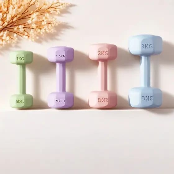 Haltere senhoras fitness em casa equipamentos de fitness crianças Yoga braço músculo emborrachado masculino pequeno halt
