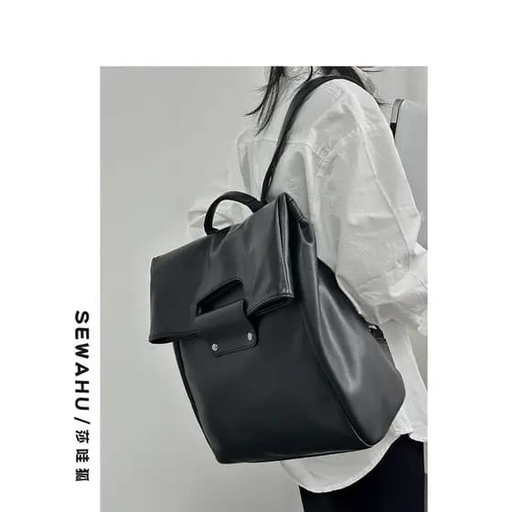 Design sentido nicho mochila feminina trabalho Commuter grande capacidade senhoras mochila 2025 novo estilo computador s