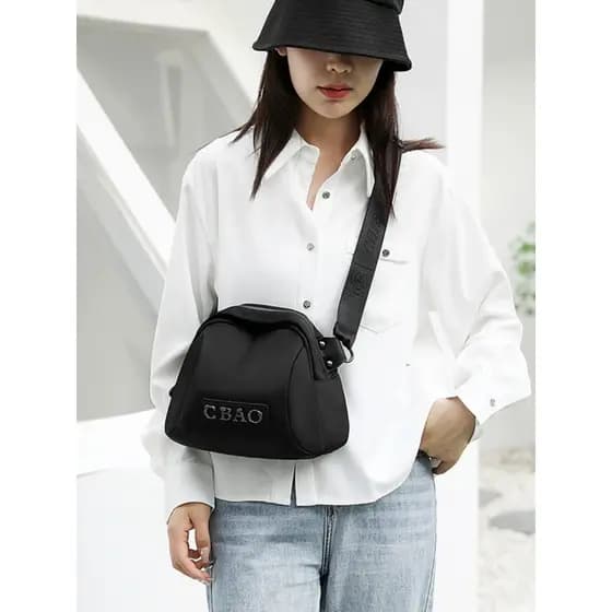 Moda na moda feminina saco de concha luz Casual All-Match cross-corpo saco feminino simples senhoras de um ombro cross-c