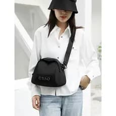 Moda na moda feminina saco de concha luz Casual All-Match cross-corpo saco feminino simples senhoras de um ombro cross-c