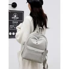 Moda mochila feminina versão coreana estudante mochila leve All-Match na moda mochila de viagem ao ar livre lazer pequen