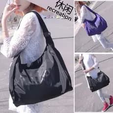 Bolsa feminina grande saco do mensageiro náilon mãe saco de ombro feminino Oxford bolsa grande capacidade lona saco de v