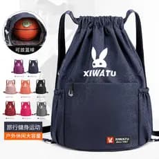 Lazer ao ar livre mochila leve grande capacidade esportes Fitness viagem cordão mochila saco de armazenamento saco de ba