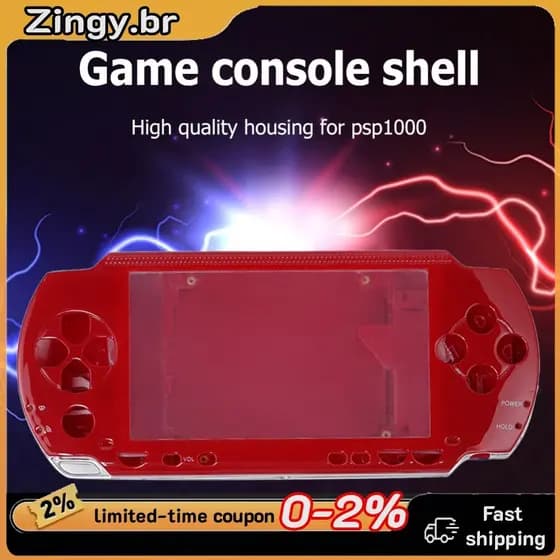 Capa Protetora Portátil Com Botão Caso Escudo Profissional Parafusos Conjunto Console Jogo Acessórios Para Sony PSP1000