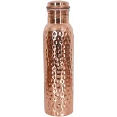 Garrafa de Água de Cobre Martelado 32 Oz, Recipiente de Cobre, Redução da Ingestão de Açúcar, Benefícios para a Saúde, G