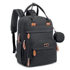 Mochila para Fraldas BabbleRoo - Bolsa de Viagem para Itens Essenciais do Bebê - Bolsa Multifuncional Resistente à Água,