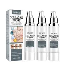 3 Peças de Sérum Antienvelhecimento EELHOE Collagen Boost, Sérum EELHOE Collagen Boost, Creme Antirrugas EELHOE Collagen