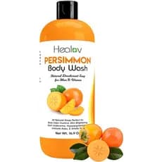 Sabonete Líquido Corporal Healov Persimmon para Controle de Odor Corporal – Sabonete Purificante e Desodorizante para El