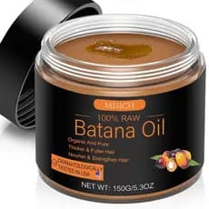 Óleo de Batana Cru MISICH para Crescimento Capilar, Pasta de Óleo de Batana 100% Natural e Pura de Honduras, Máscara Cap